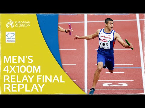 The FASTEST Men In EUROPE - Men’s 4x100m Relay Final Zurich 2014