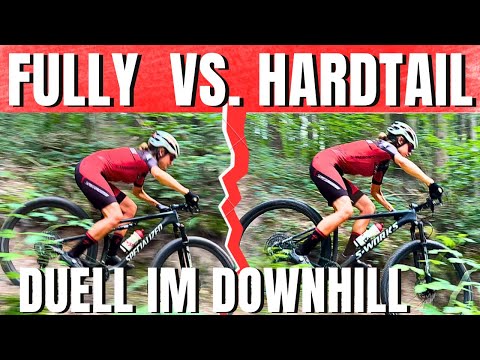 Fully vs. Hardtail: Downhill Duel (Who's Faster?) #mountainbike #cycling #fully #hardtailmtb