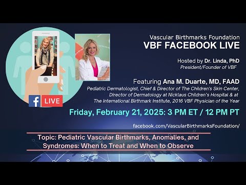 VBF Facebook LIVE Dr  Linda and VBF Expert Dr  Ana Duarte February 2025