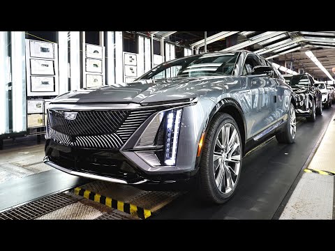 , title : '2023 Cadillac LYRIQ Production Line in USA'