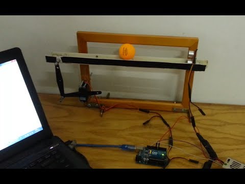 Arduino PID Balancing of a Ball on Beam + code