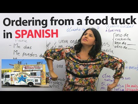 Learn to Order Food in Spanish Video
