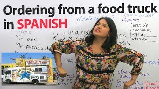 Learn to Order Food in Spanish