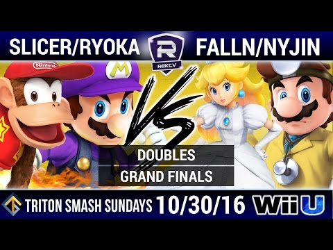 TSS #15 Doubles GF:  :v~Slicer + :v~Ryoka (Diddy+Mario) vs Nyjin + Falln (Dr. Mario/Peach)
