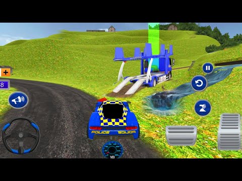 US Police Vehicles Transporting in Cargo Plane #2 - Offroad Police Car Transport - Android GamePlay