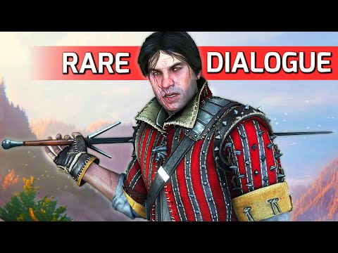 Witcher 3: Rare Dialogue with Eskel.