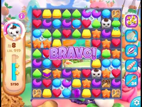 Cookie Jam Blast Level 919 - NO BOOSTERS 🍪 | SKILLGAMING ✔️