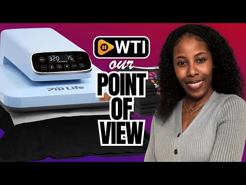 PYD Life 120 V Auto Heat Press Machine for T Shirts 15"" x 15"" Touch Screen Light Blue Smart Heat Press for Sublimation Blanks Ornaments Frames Bags Sublimation DTF Vinyl Printing - WTI product video review