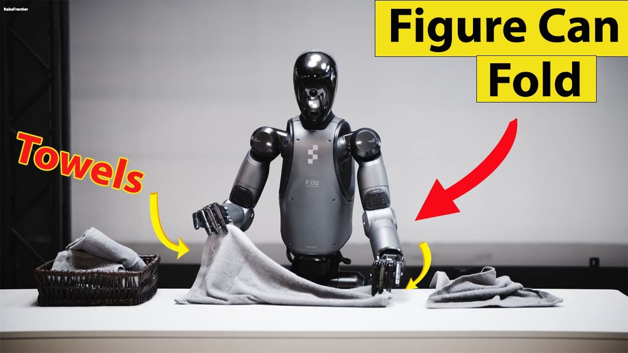 Figure 02 Robot Beats Tesla Optimus | First Fully Autonomous Laundry & Towel Folding
