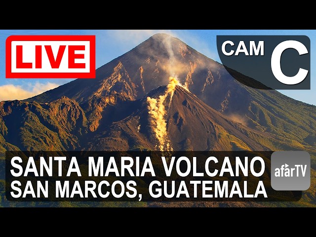 グアテマラ サンタ・マリア火山（サンティアギート溶岩ドーム複合体）