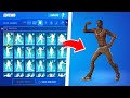 Fortnite TRAVIS SCOTT Skin Doing All Icon Series Emotes & Dances