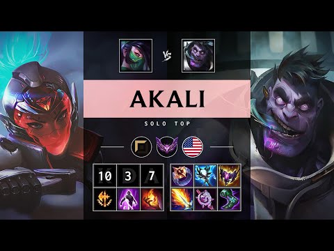 Akali Top vs Dr. Mundo - NA Master Patch 25.13