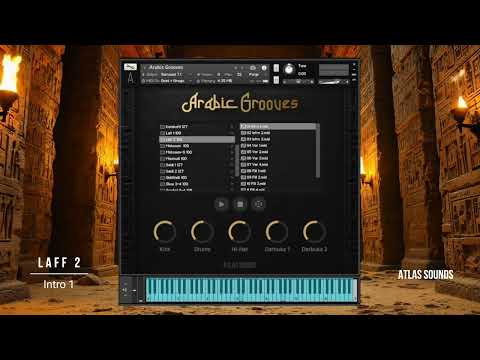 Arabic Grooves for Kontakt | Drag & Drop MIDI Oriental Drums | 22 Rhythms & 280+ Grooves