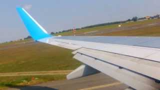 preview picture of video 'Enter Air Boeing 737-86N SP-ENY starting Poznań-Ławica as ENT7719 to Burgas'