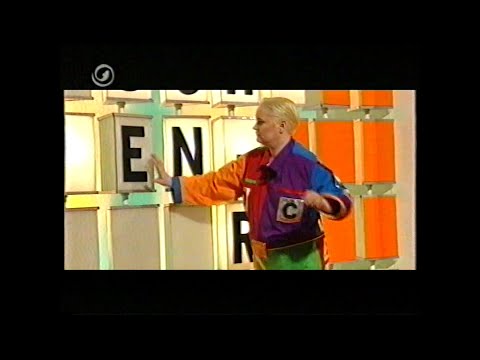 Wheel of Fortune | 2001 | Hella von Sinnen as the letter turner