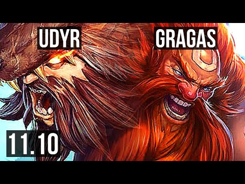 UDYR vs GRAGAS (JUNGLE) | 2.0M mastery, 700+ games, Godlike | KR Diamond | v11.10