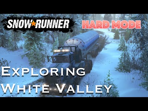 SnowRunner Hard Mode [S02E07] White Valley exploration complete!