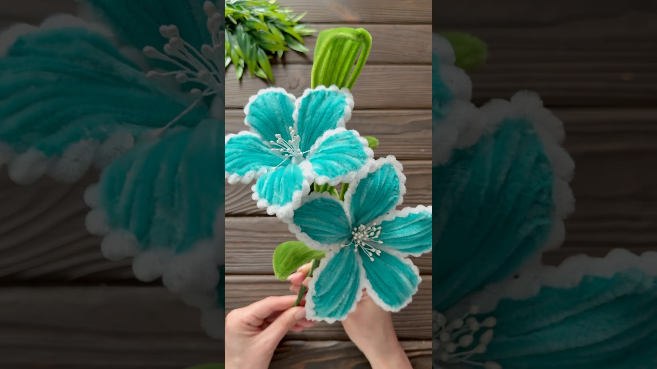 Easy DIY! How to Make Flower from Chenille Stems DIY Pipe Cleaner Flowers
