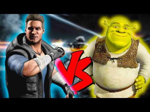 Johnny Cage Vs Shrek Army - Epic Battle - Mortal Kombat Costume Skin Mod