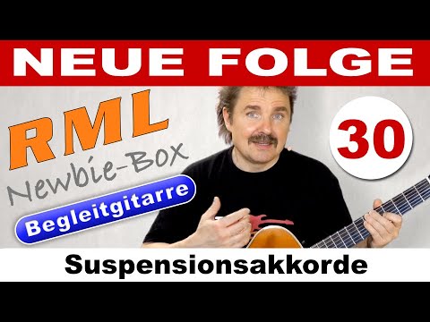 RML Newbie-Box Begleitgitarre 30 - Suspensionsakkorde