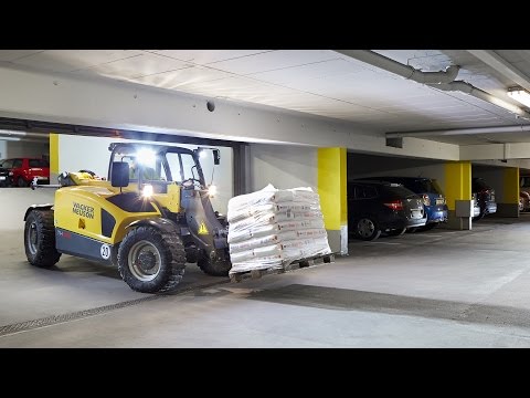 Chariot télescopique TH522 - moteur Perkins - hauteur de levage 5 m - compact et maniable_1