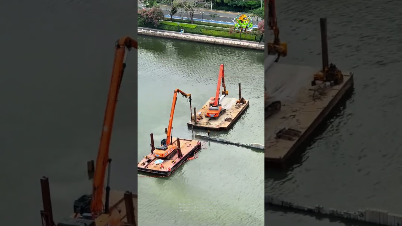 Marine Construction in Action | Dredging and Pile Driving in Waterway Projects