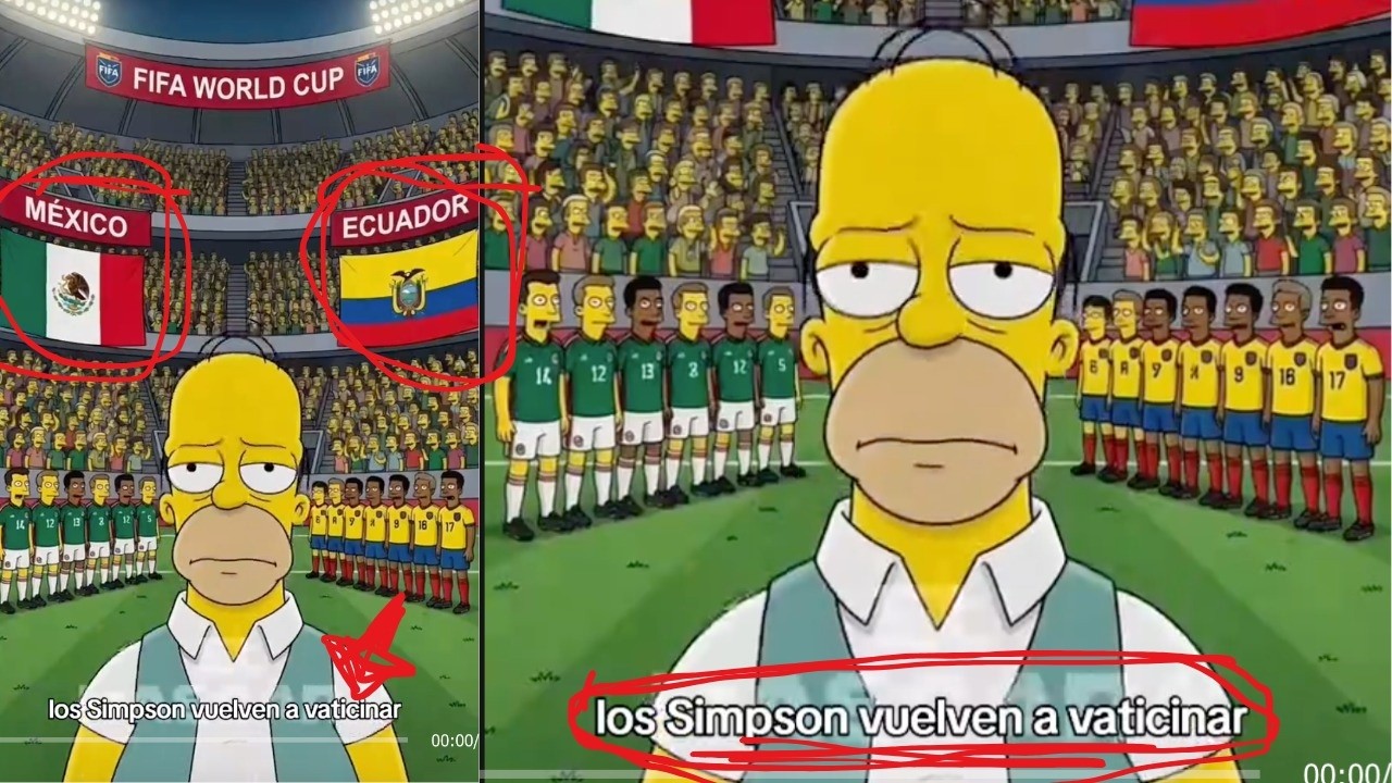 MÉXICO le va a GANAR a ECUADOR lo predijeron LOS SIMPSON?