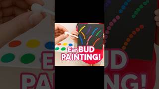 Cute DIY Art With Earbuds!" Toddler Fun Craft