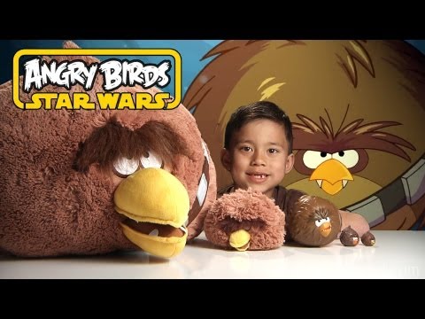 Angry Birds Star Wars FOAM FLYERS & EvanTubeHD DOUBLE TROUBLE! Epic Chewbacca Special Effects! Video