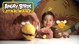 Angry Birds Star Wars FOAM FLYERS & EvanTubeHD DOUBLE TROUBLE! Epic Chewbacca Special Effects!