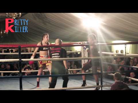 BRUTAL KNOCKOUT- Iman Barlow vs Maritzarda Hesisia-Muay Thai-ESM