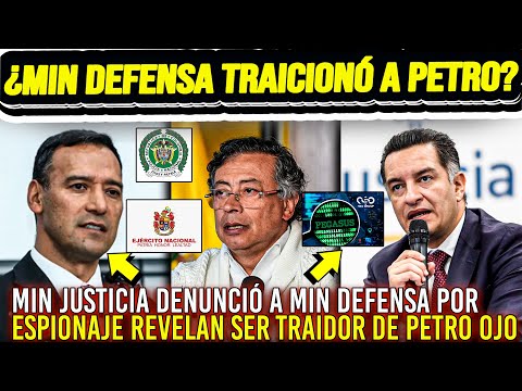 CONFIRMAN A MIN DEFENSA QUE TRAICIONÓ A PETRO. Idárraga CONFIRMÓ UTILIZACIÓN DE PEGASUS. Ojo pruebas