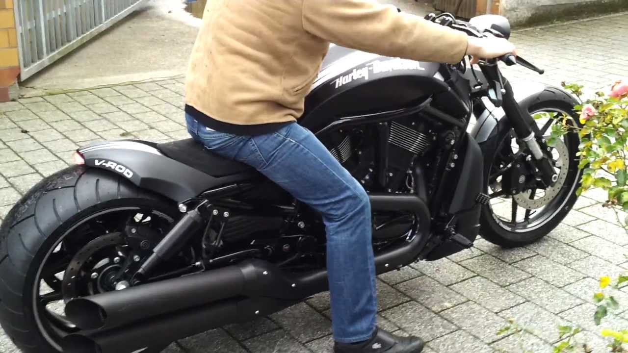 1st Harley Davidson Night Rod Special 2012 with 280 rear wheel, Airride, Remus