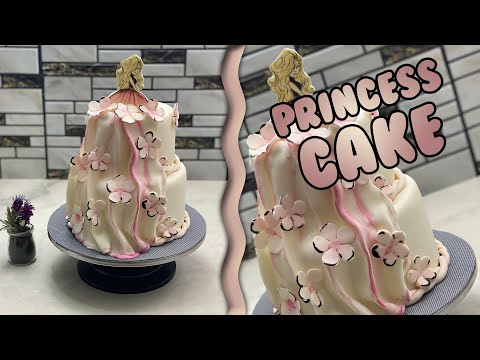 Princess Cake Decorating Ideas | Easy Homemade Princess Cake with Fondant | HappyCake