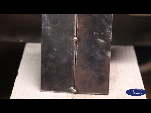 Butt Weld - Square butt joint on M.S Sheet 3mm thick in flat position