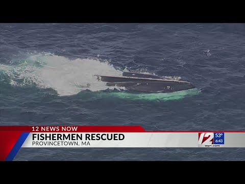 Good Samaritan rescues 4 fishermen on board sinking ship off Cape Cod