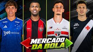 +18 TRANSFERÊNCIAS E RUMORES DO MERCADO DA BOLA DO FUTEBOL BRASILEIRO ATUALIZADO