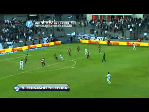 Gol de Telechea Quilmes 1 Estudiantes 1 Fecha 13 Torneo Final 2014