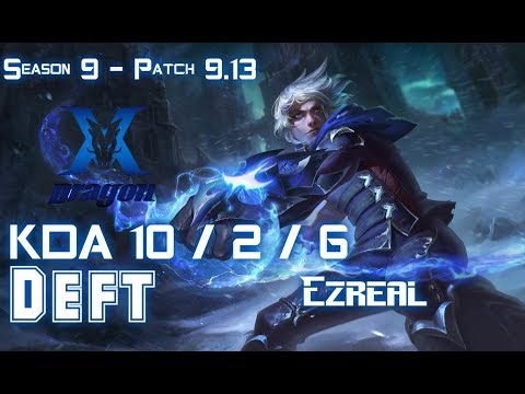 KZ Deft EZREAL vs KAI'SA ADC - Patch 9.13 KR Ranked