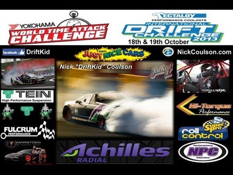 Nick "DriftKid" Coulson Returns to Tectaloy International Drift Challenge at WTAC 2013