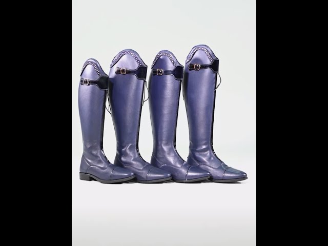 HKM 9113 Reitstiefel Sevilla, Rindsleder, Langlänge/Enge Weite, Unisex 36-46, Pantaloni Donna, 9100 Nero, 38 EU Larga