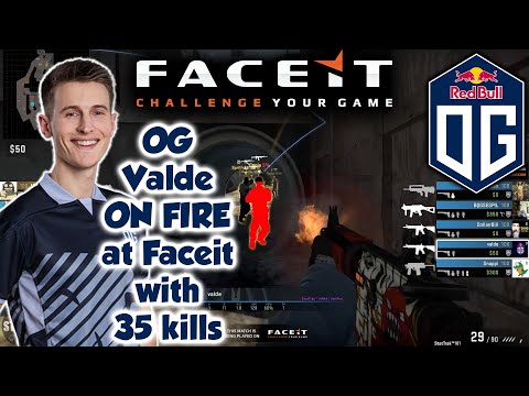 OG Valde ON FIRE at Faceit with 35 kills in Overpass