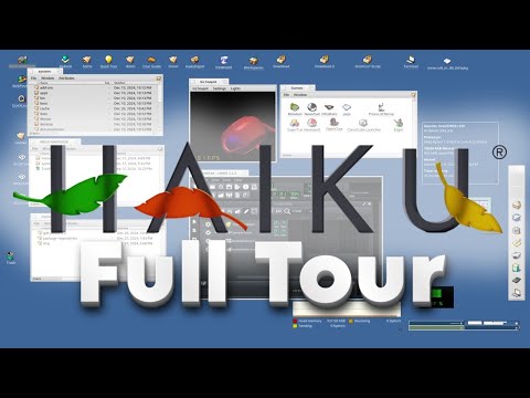 Haiku - The Open Source Evolution of BeOS - Full Tour