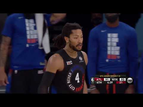 Derrick Rose VINTAGE 26 PTS Full Game 2 Highlights | Knicks vs Hawks 2021 NBA Playoffs