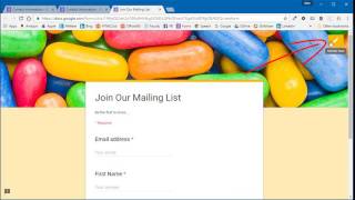 Build Your Mailing List With Google Forms