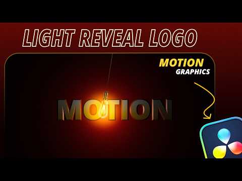 Create TRENDING Light Reveal Logo Animation in DaVinci Resolve | Advanced Fusion Tutorial