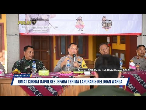KAPOLRES JEPARA GELAR JUMAT CURHAT