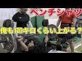 ベンチプレス150キロ上がる俺がベンチシャツ着たら170キロくらい上がるんじゃね?