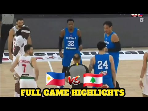 Gilas Pilipinas vs Lebanon Full Game Highlights | 2nd Doha International Cup Friendly match