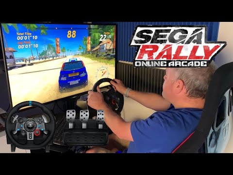 Sega Rally Arcade - PS3 - Logitech G29 Wheel & Pedals - Includes Classic Course